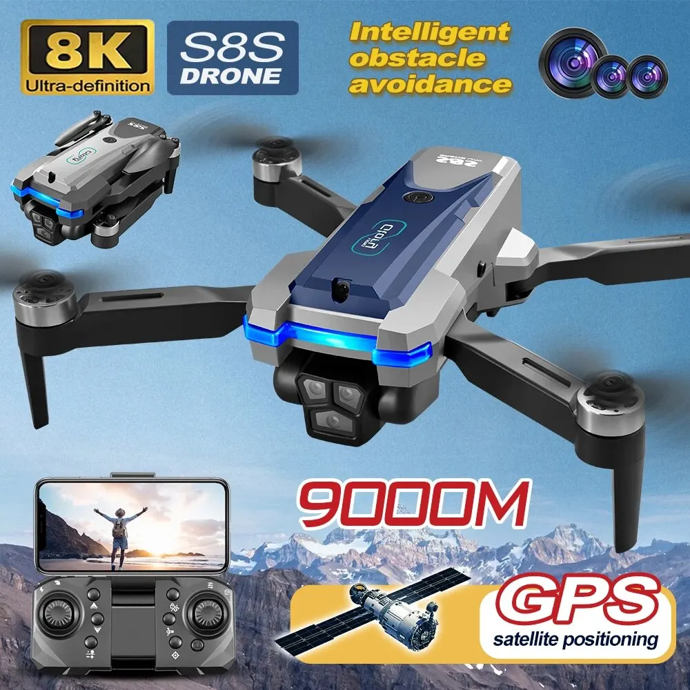Drone Camera Wide Angle - S8S GPS Drone 5G Wifi 8K