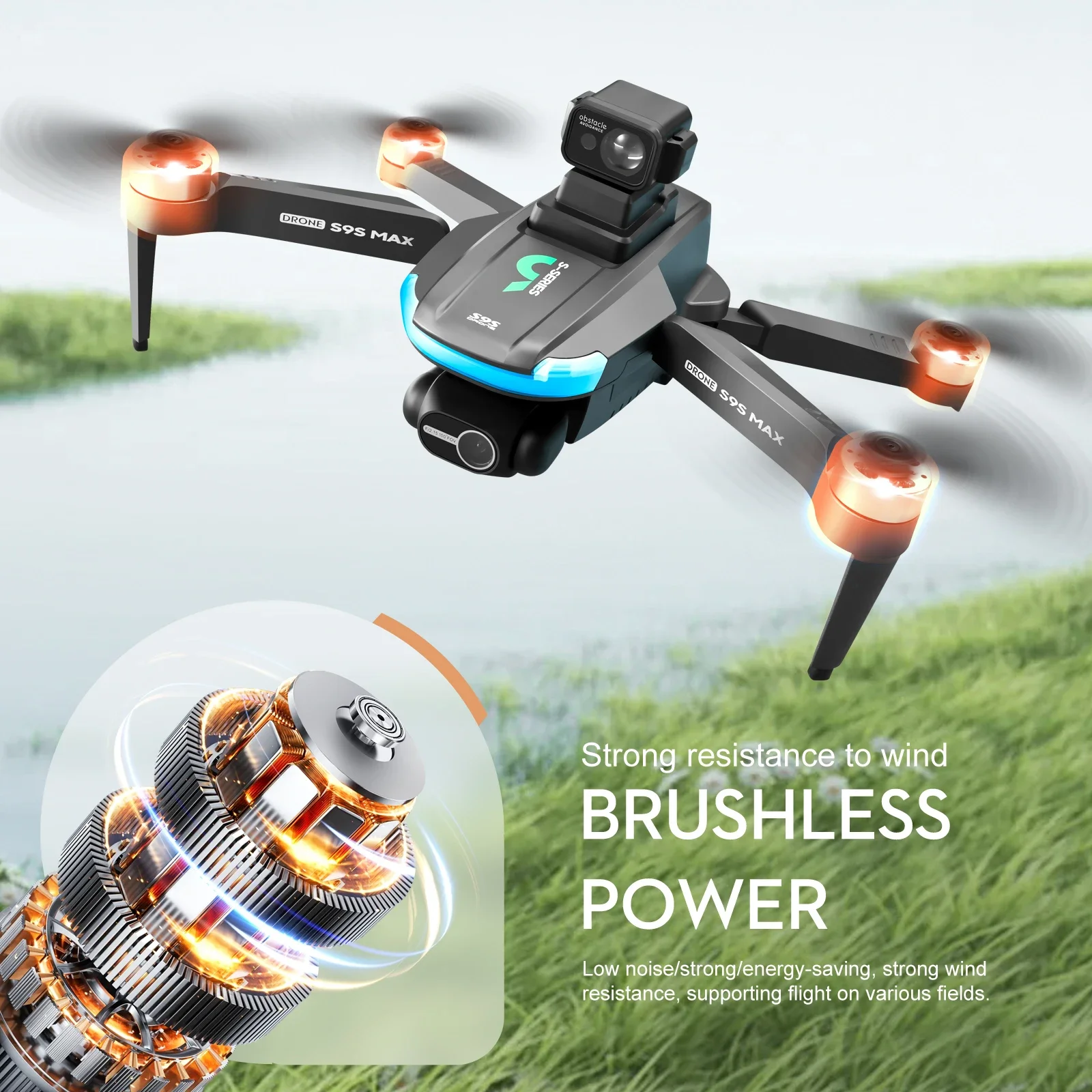 NEW S9S MAX MINI Drone 4K 2-Ax - огляд і ціна Drone Camera 4K