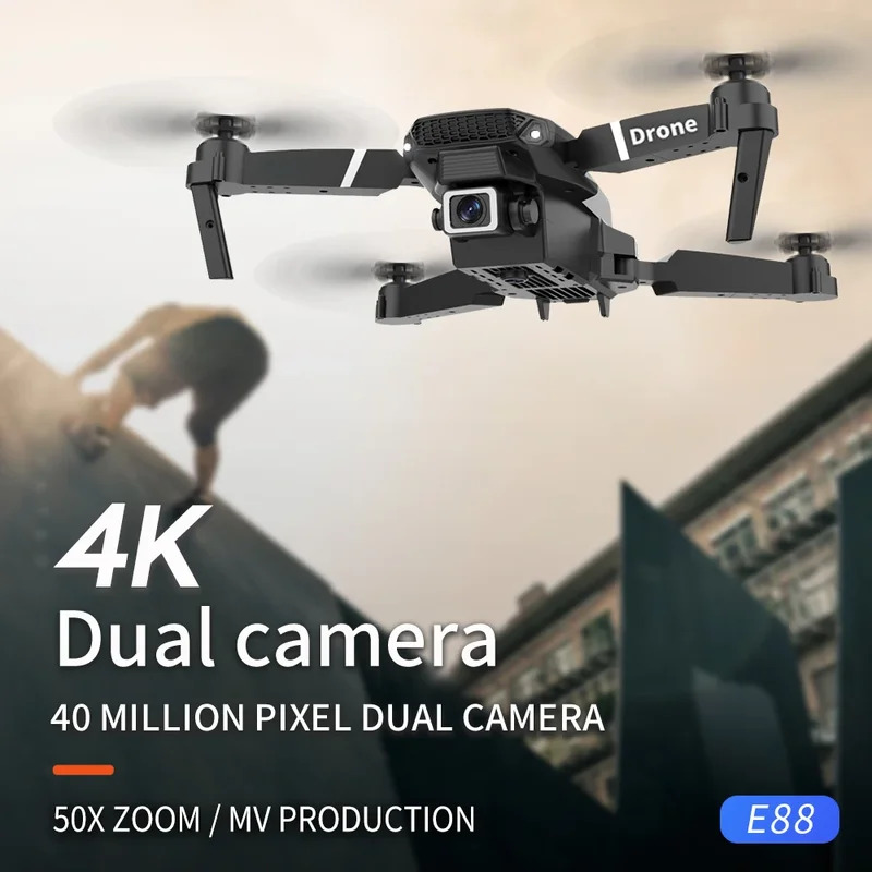 E88 ProIntelligent Folding Dro - огляд і ціна Drone Camera 4K