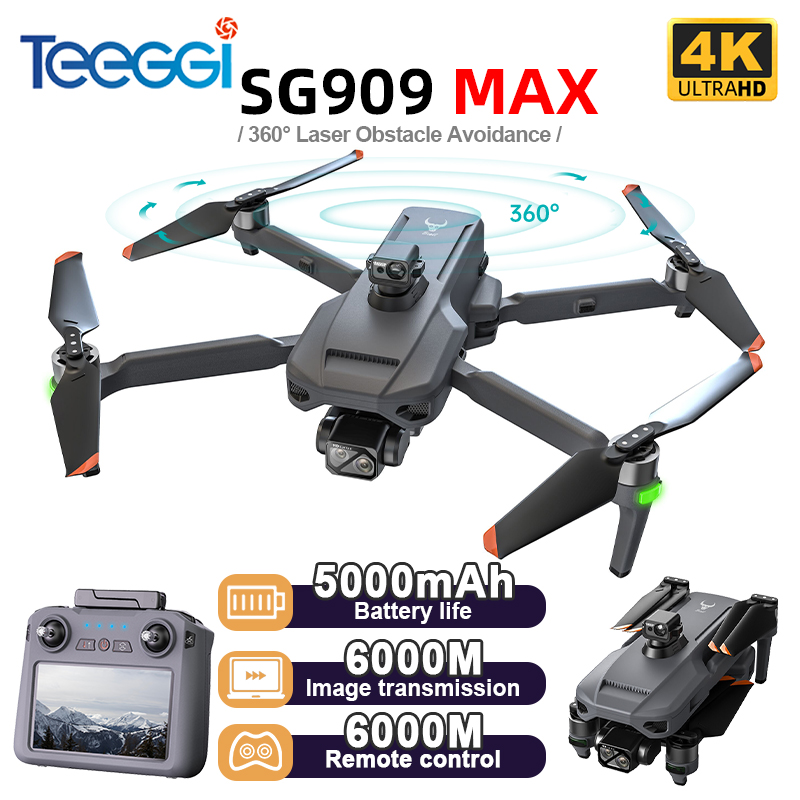 Teeggi SG909 MAX GPS Drone Wit - огляд і ціна Drone Camera 4K